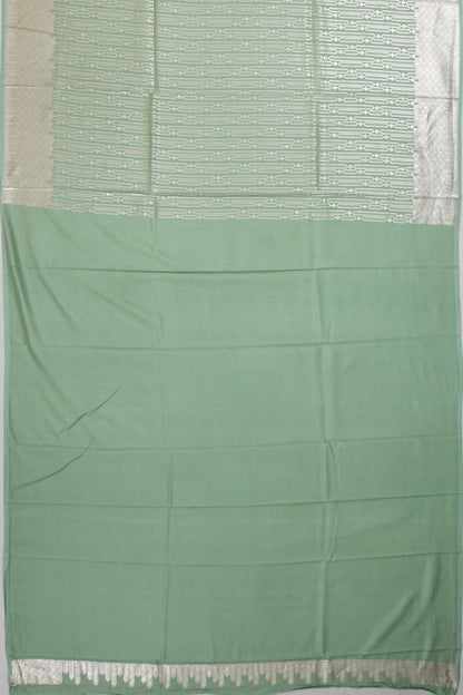 Vaanya Banaras Silk Brocade Blue Saree