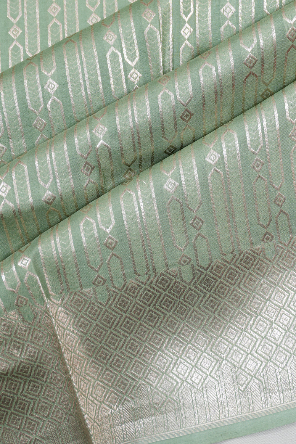 Vaanya Banaras Silk Brocade Blue Saree