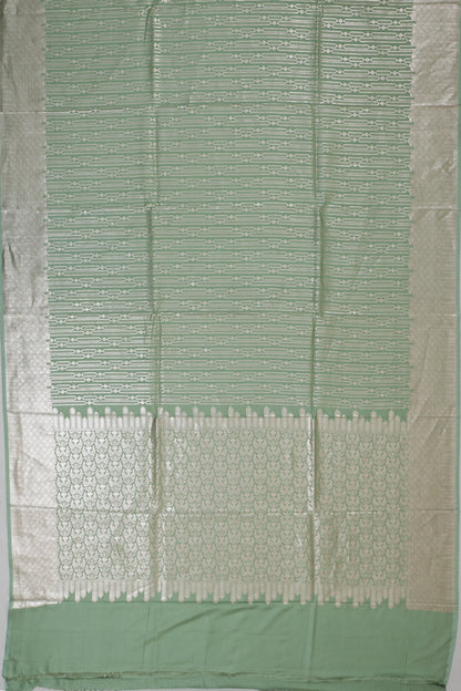 Vaanya Banaras Silk Brocade Blue Saree
