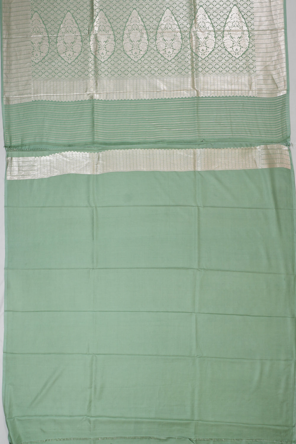 Vaanya Banaras Silk Brocade Blue Saree