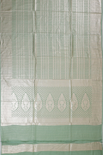 Vaanya Banaras Silk Brocade Blue Saree