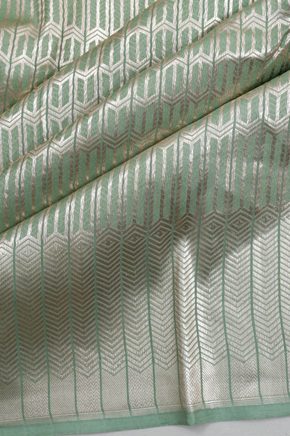 Vaanya Banaras Silk Brocade Blue Saree