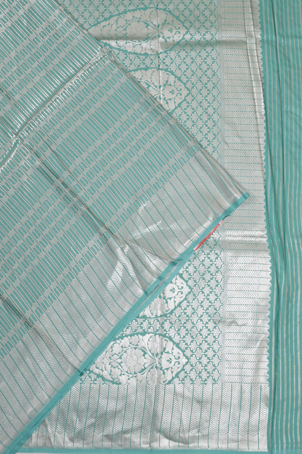 Vaanya Banaras Silk Brocade Blue Saree