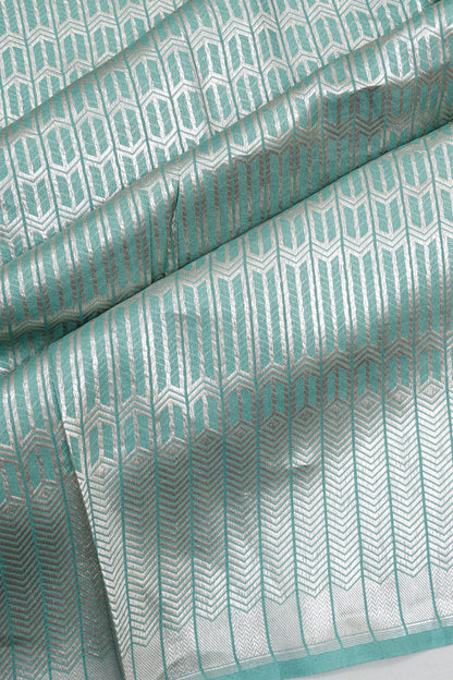 Vaanya Banaras Silk Brocade Blue Saree