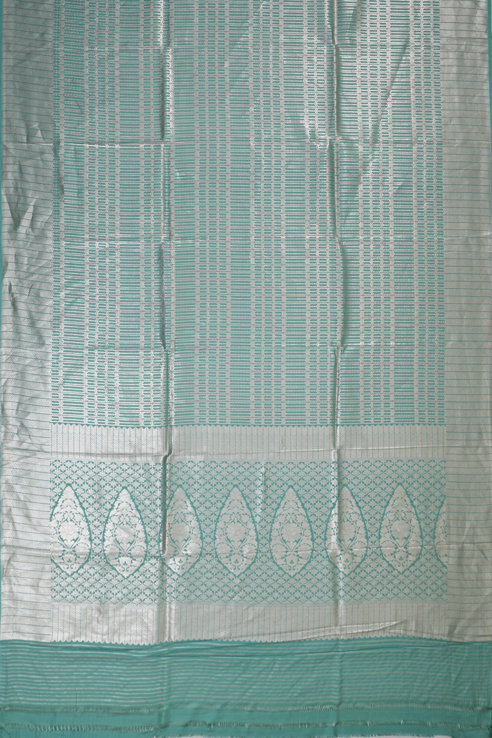 Vaanya Banaras Silk Brocade Blue Saree
