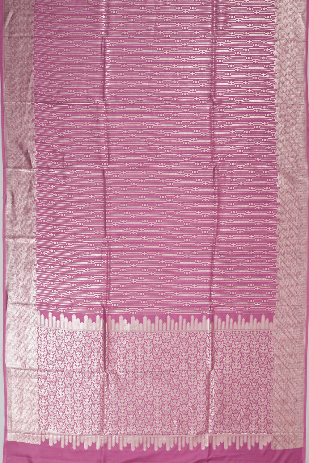 Vaanya Banaras Silk Brocade Pink Saree