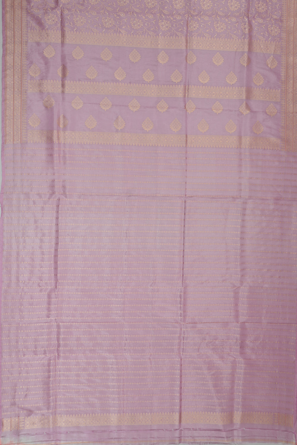 Vaanya Banaras Silk Brocade Lavender Saree