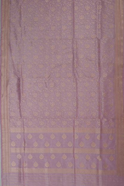 Vaanya Banaras Silk Brocade Lavender Saree
