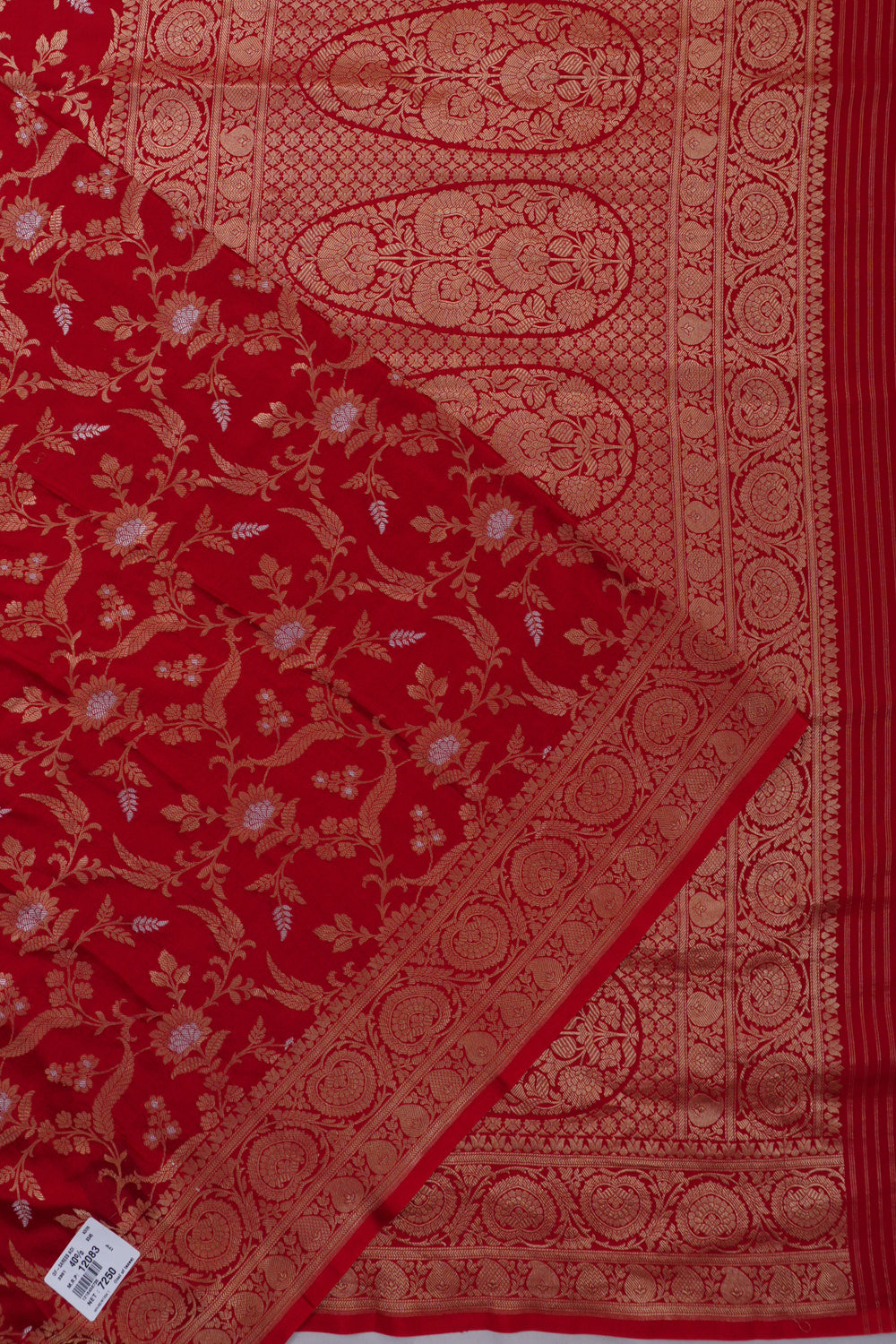 Vaanya Banaras Silk Brocade Red Saree