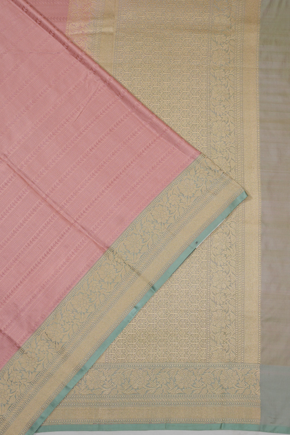 Vaanya Banaras Silk Brocade Pink Saree