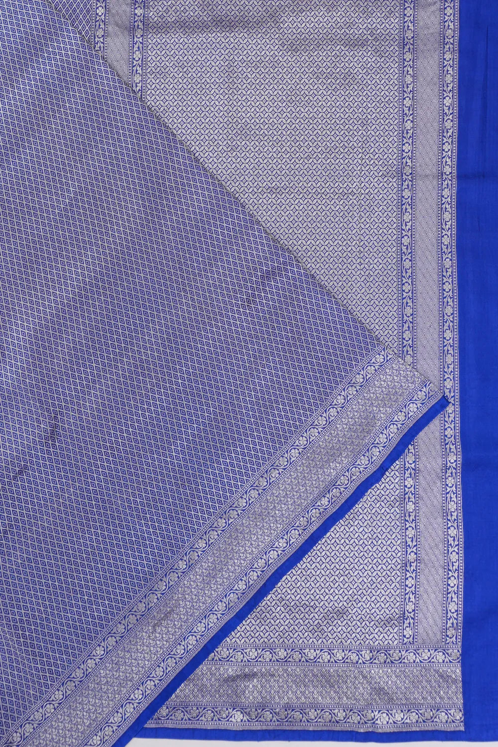 Vaanya Banaras Silk Brocade Blue Saree