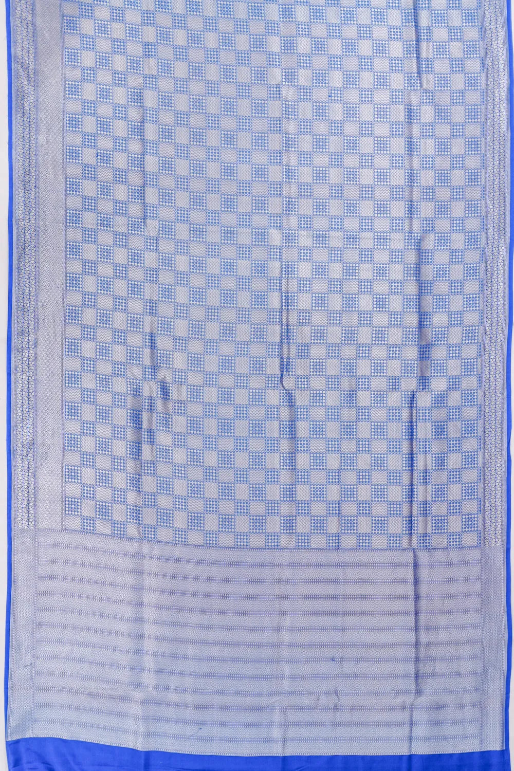 Vaanya Banaras Silk Brocade Blue Saree