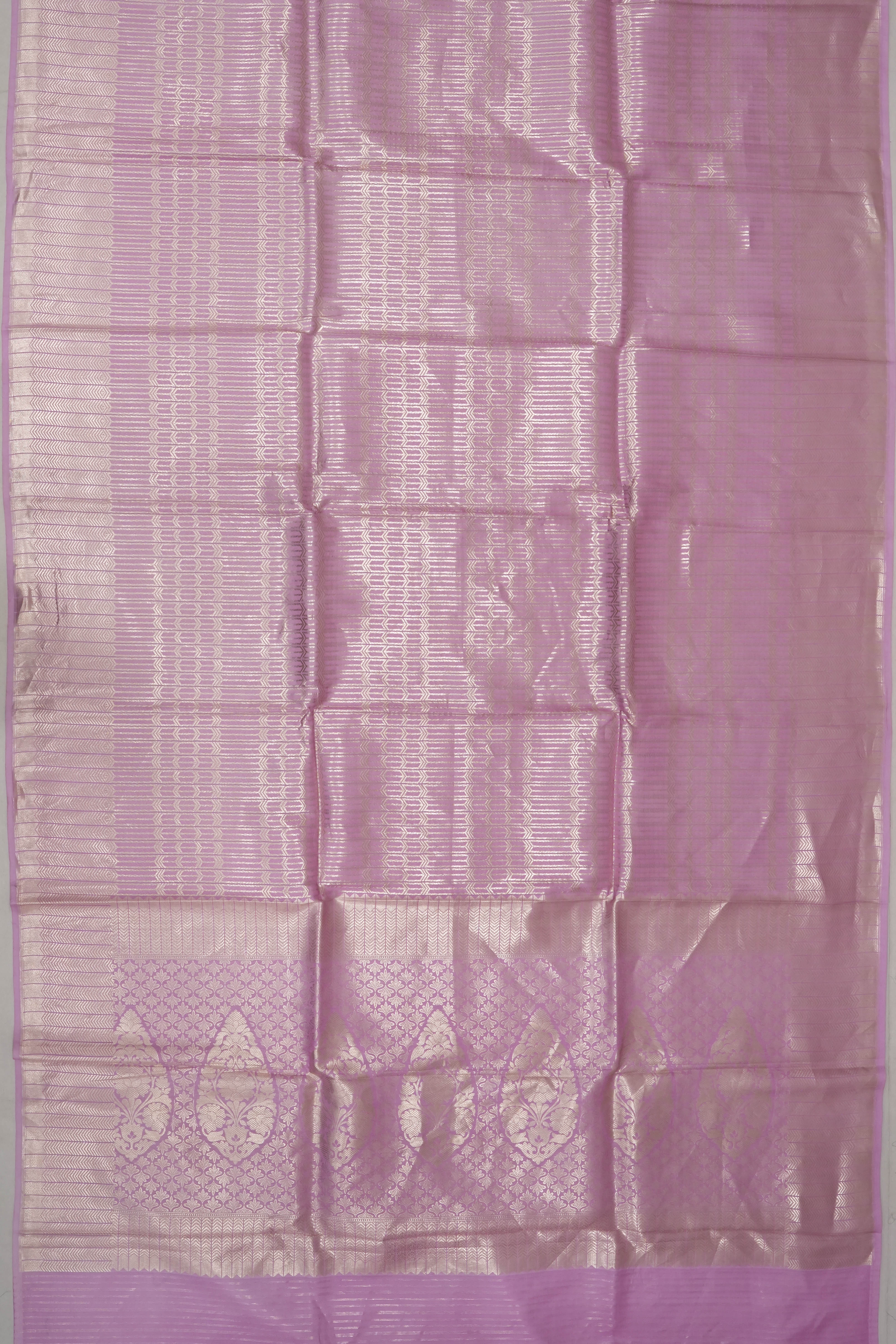 Vaanya Banaras Silk Brocade Lavender Saree
