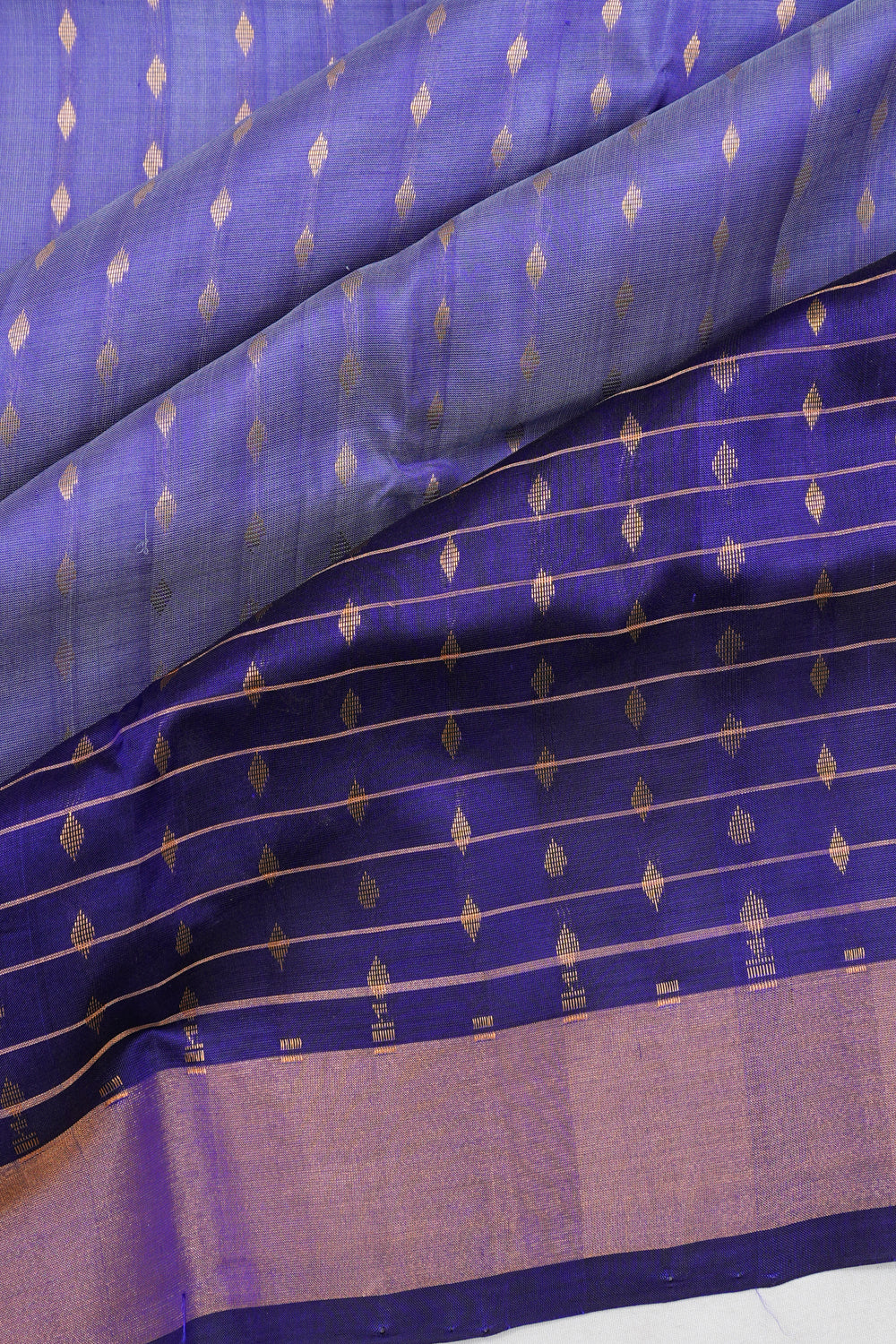 Uppada Silk Butta Lavender Saree