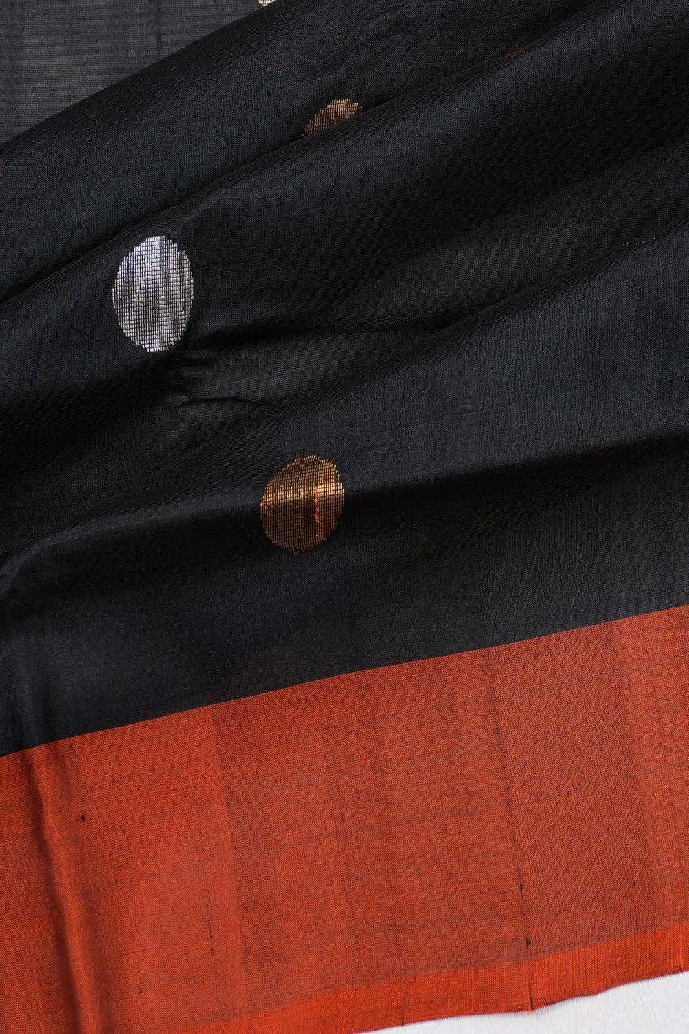 Uppada Silk Butta Black Saree