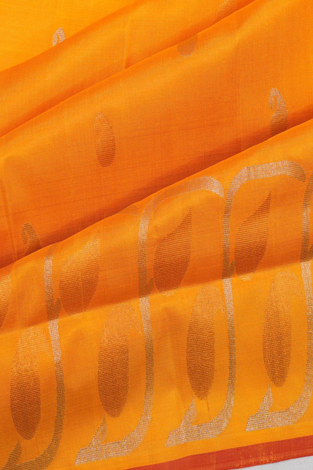 Uppada Silk Butta Yellow Saree