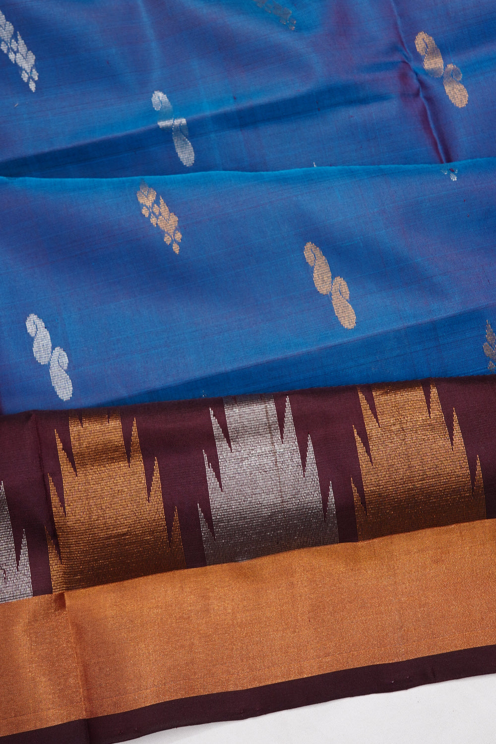 Uppada Silk Butta Black Saree