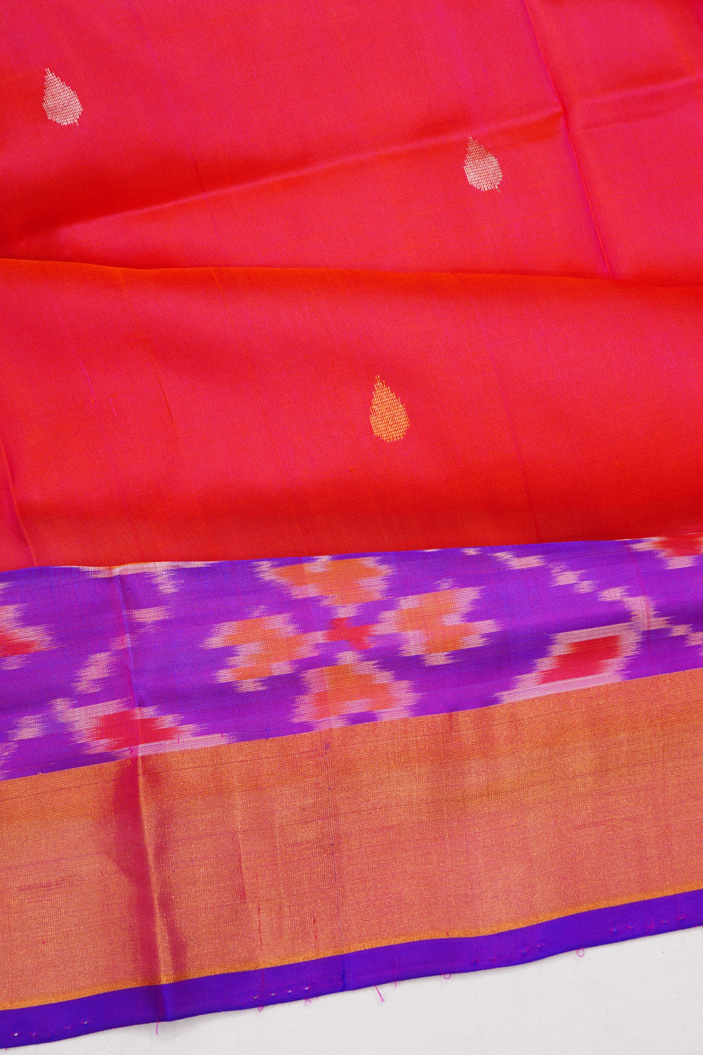 Uppada Silk Butta Sky Blue Saree
