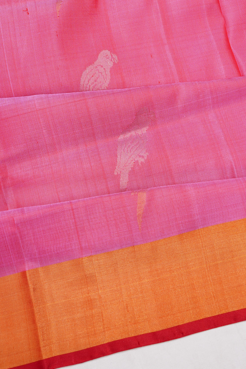 Uppada Silk Butta Pink Saree