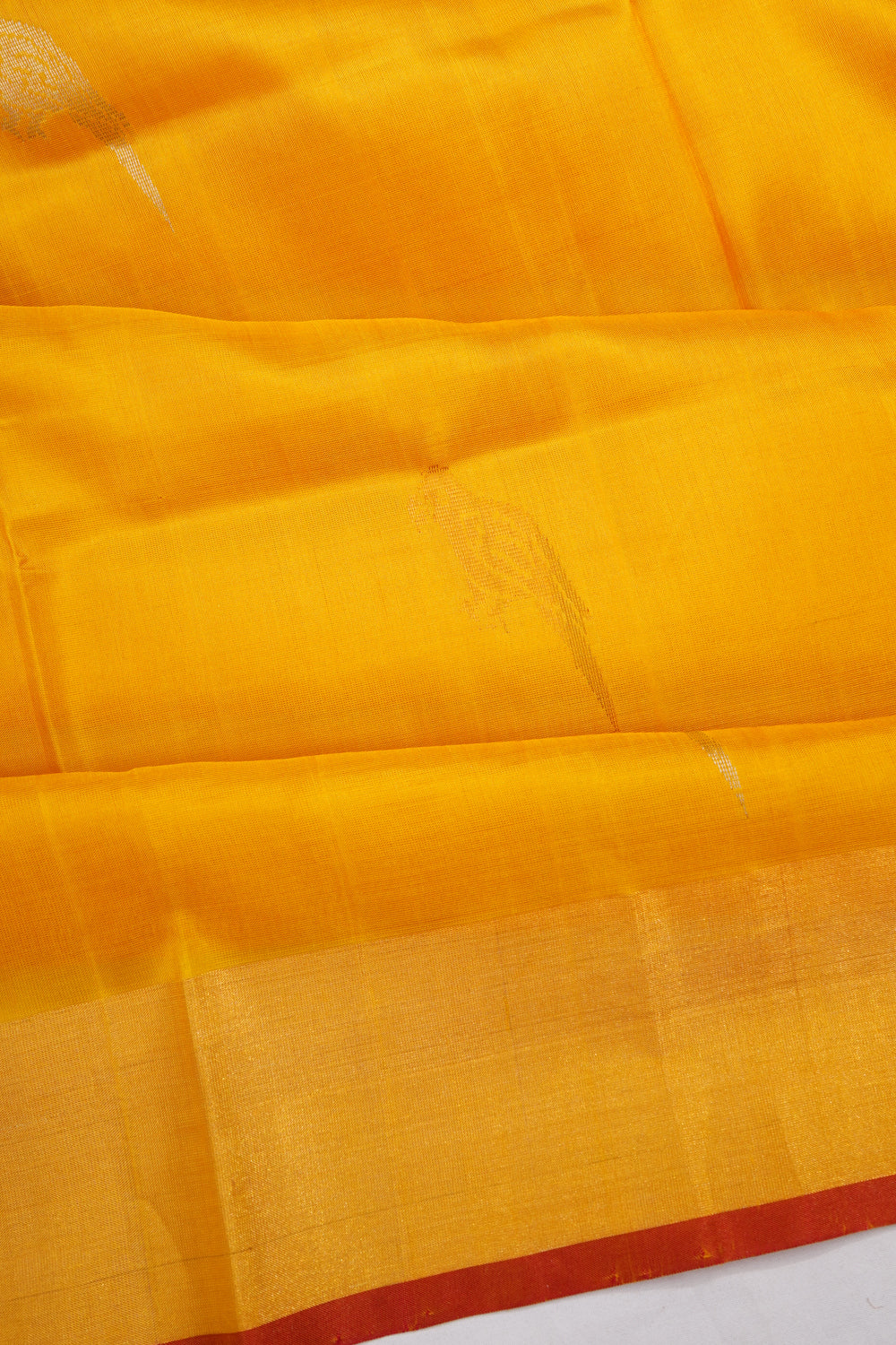 Uppada Silk Butta Yellow Saree