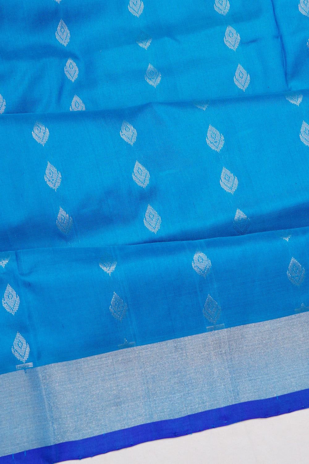 Uppada Silk Brocade Sky Blue Saree