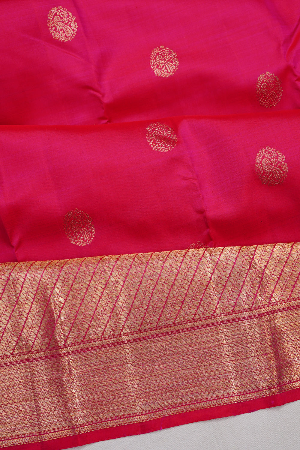 Taranga Kanchi Silk Butta Pink Saree