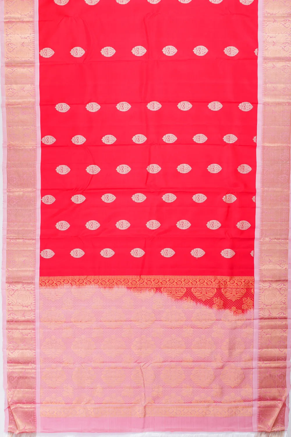 Dharmavaram Silk Butta Pink Saree