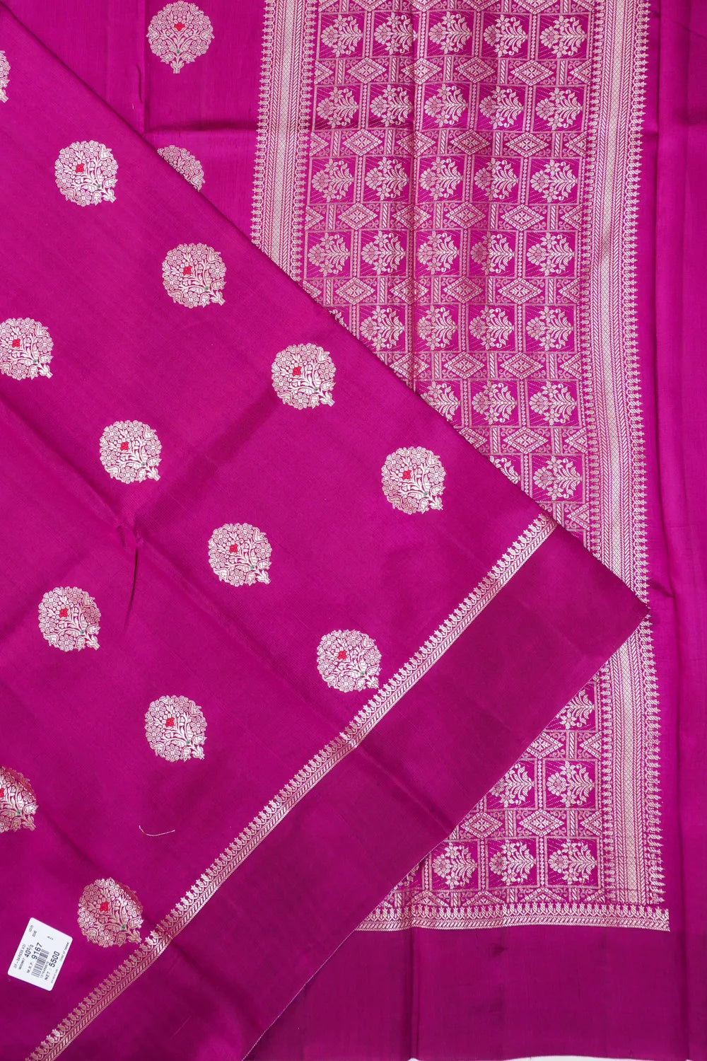 Vaanya Banaras Silk Butta Purple Saree
