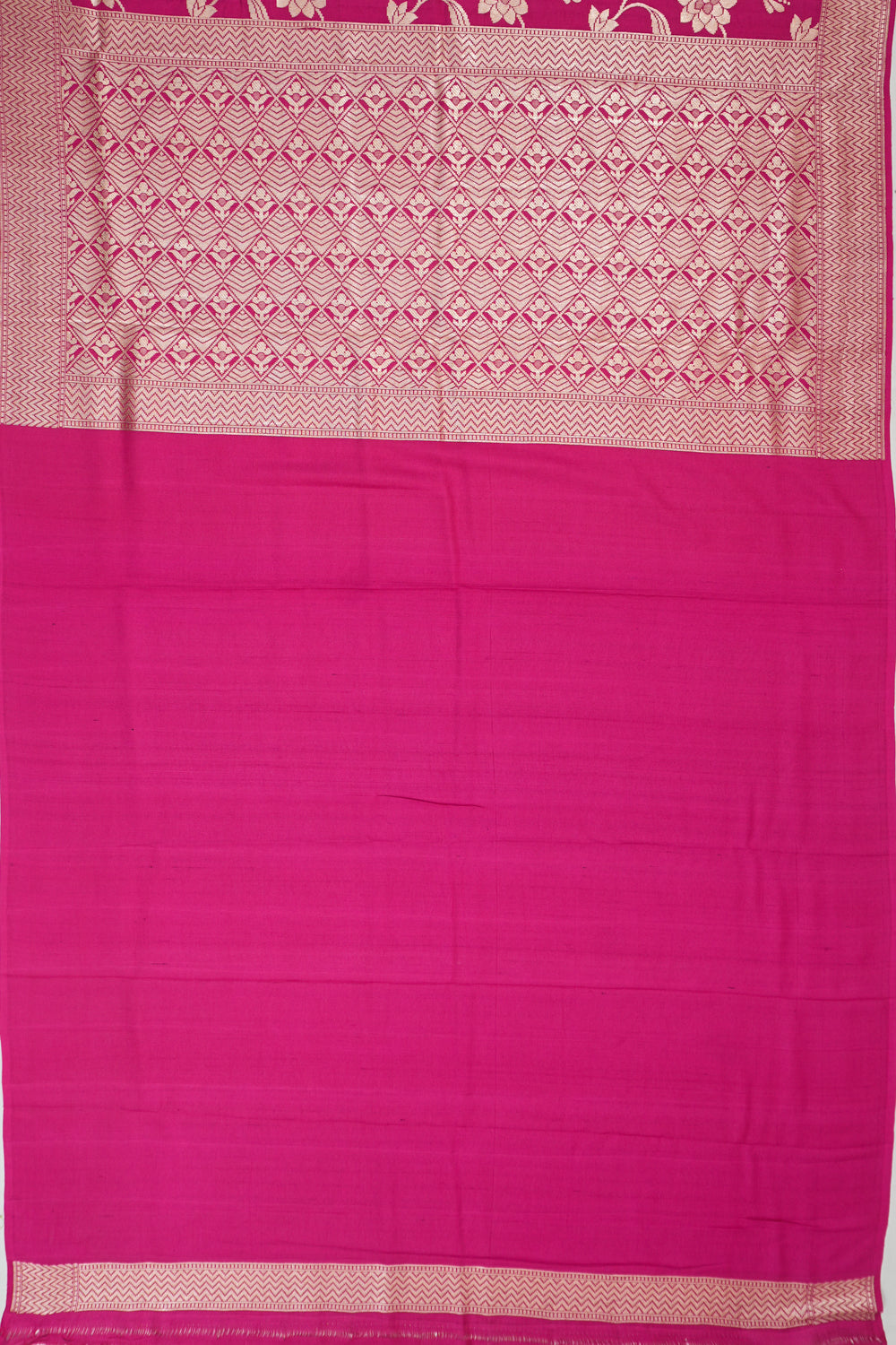 Vaanya Banaras Silk Brocade Green Saree