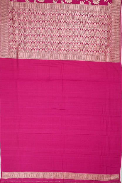 Vaanya Banaras Silk Brocade Green Saree