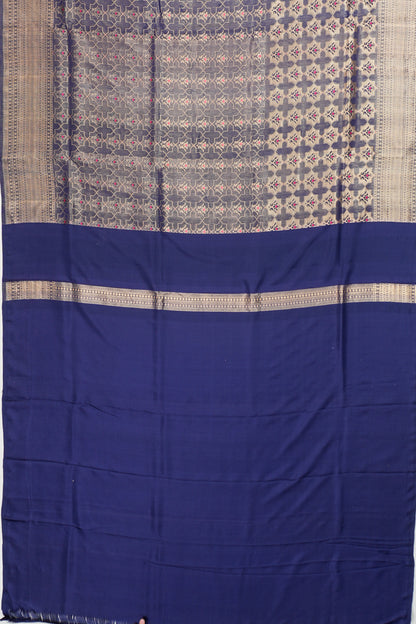 Vaanya Banaras Silk Brocade Blue Saree