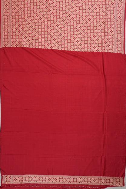 Vaanya Banaras Silk Brocade Red Saree