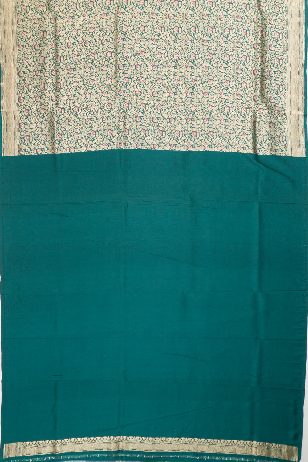 Vaanya Banaras Silk Brocade Blue Saree