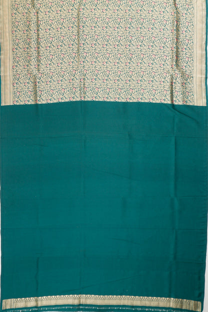 Vaanya Banaras Silk Brocade Blue Saree