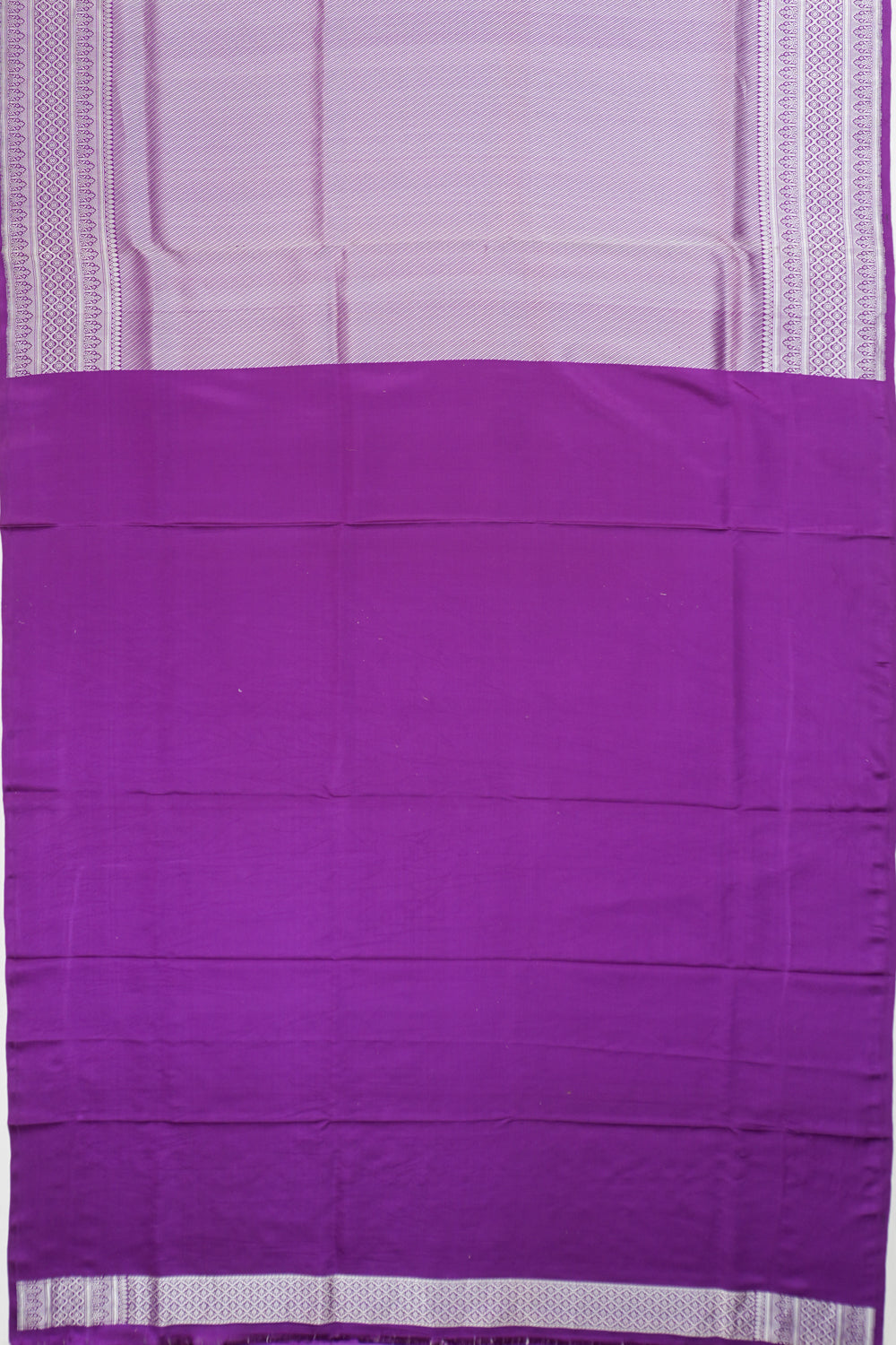 Banarasi Silk Butta Purple Saree