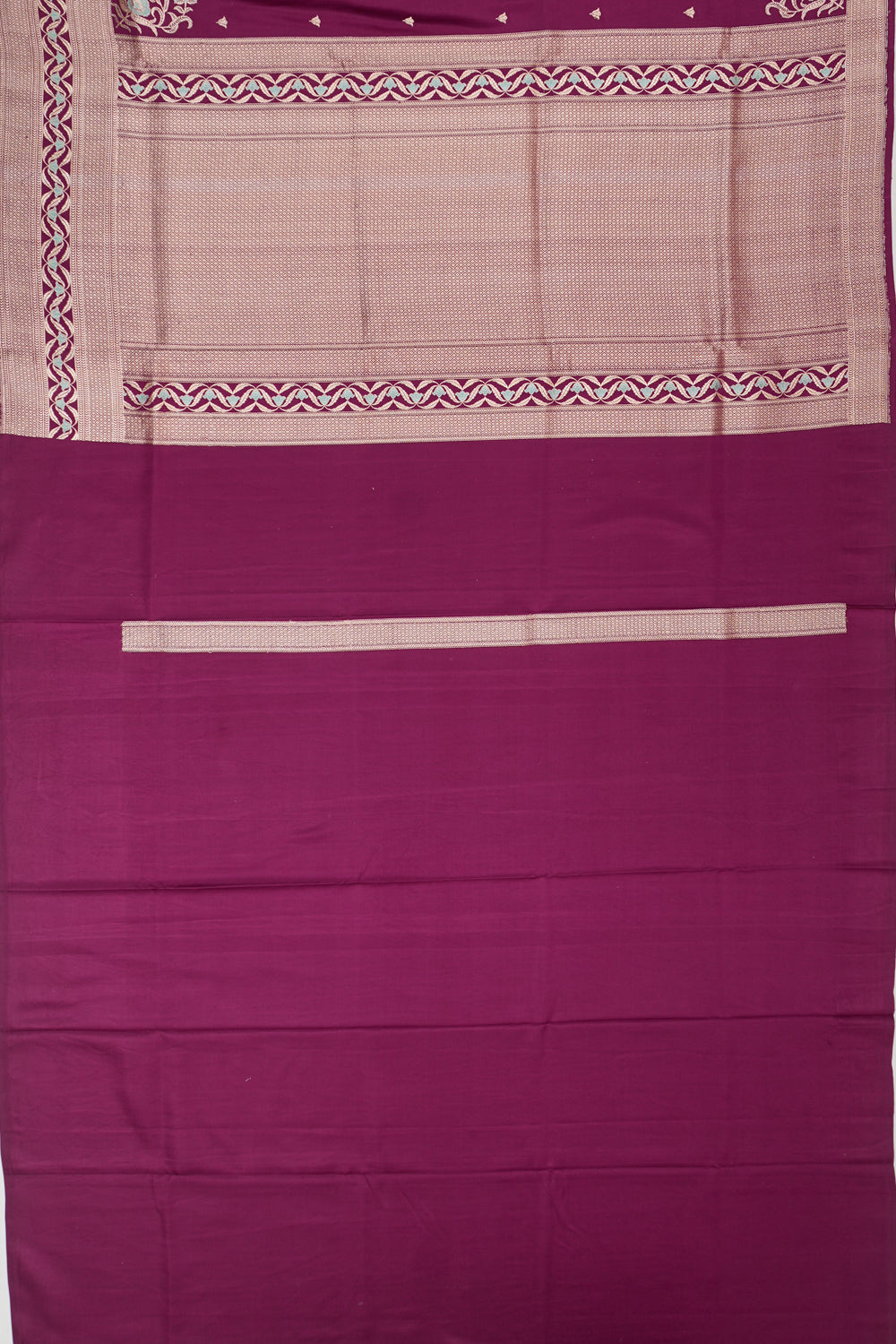 Banarasi Silk Butta Purple Saree