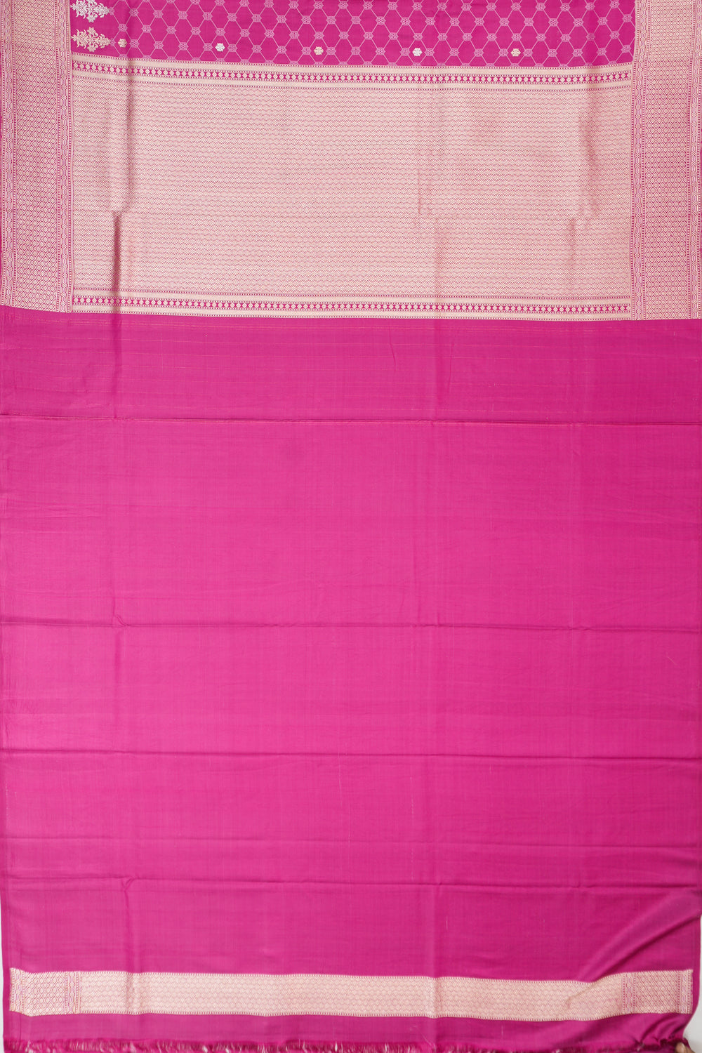 Banarasi Silk Butta Pink Saree