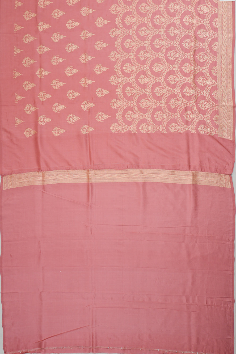Banarasi Silk Butta Pink Saree