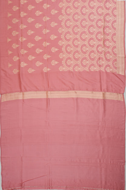 Banarasi Silk Butta Pink Saree