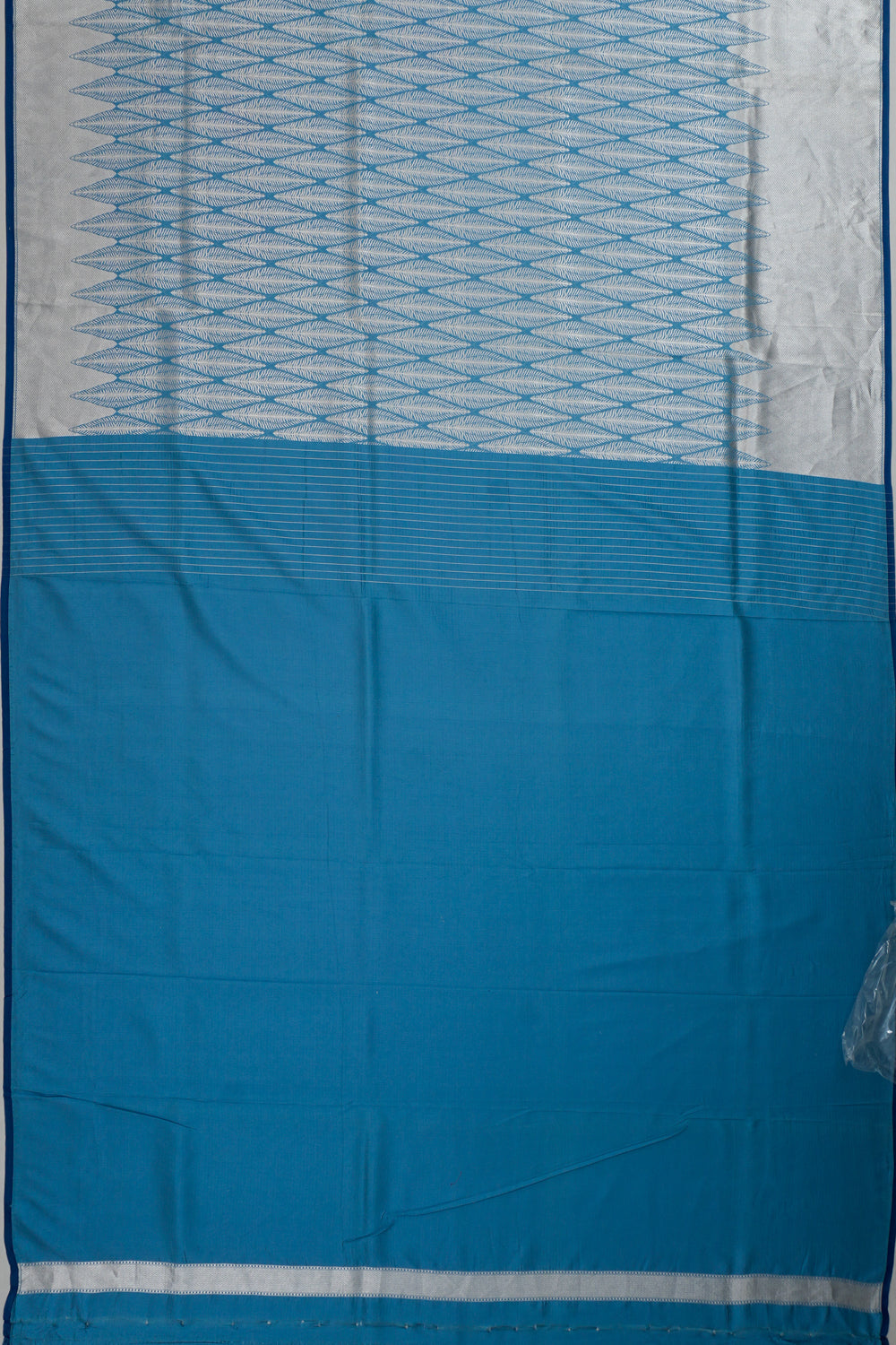 Banarasi Silk Butta Blue Saree