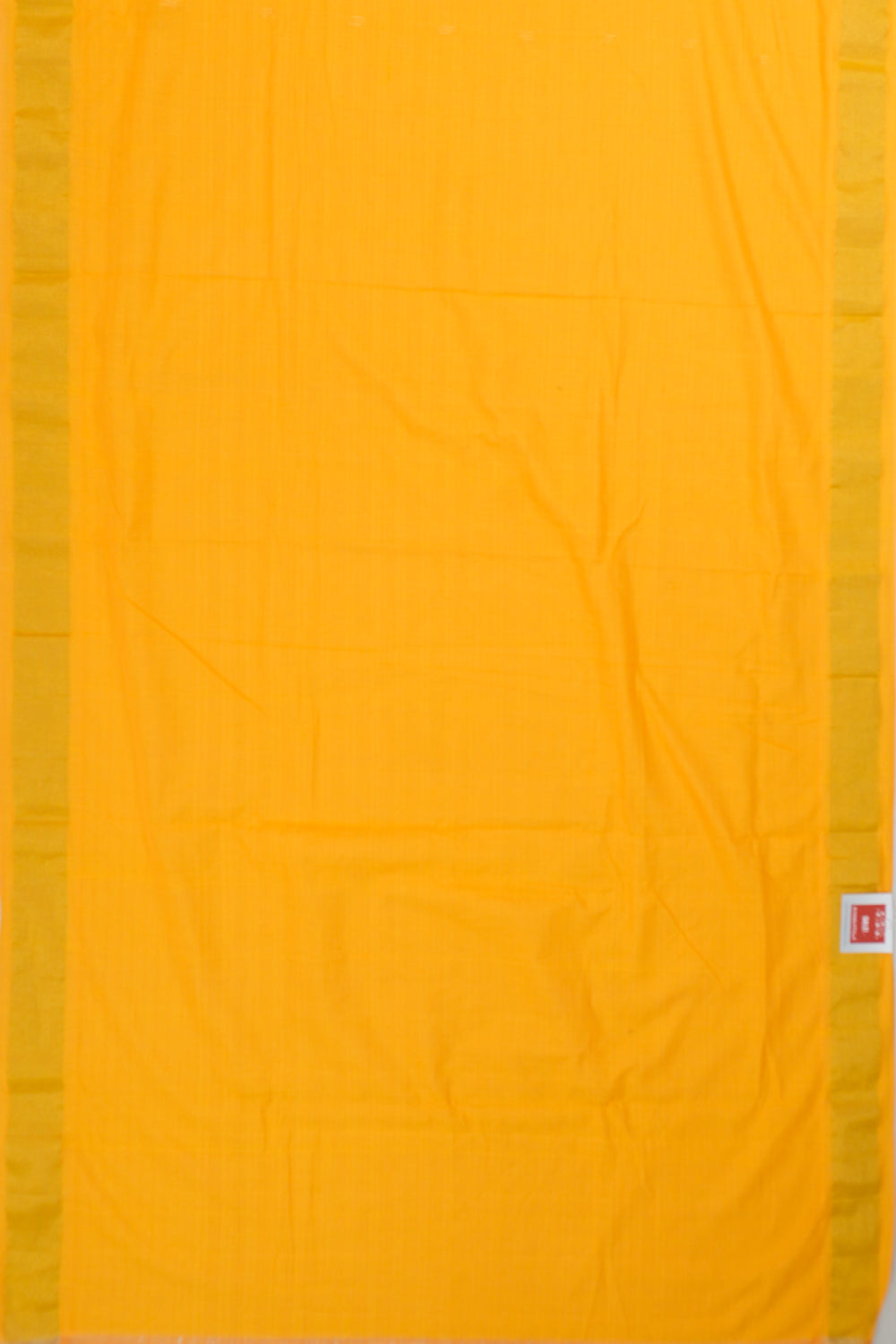 Paithani Cotton Butta Yellow Saree