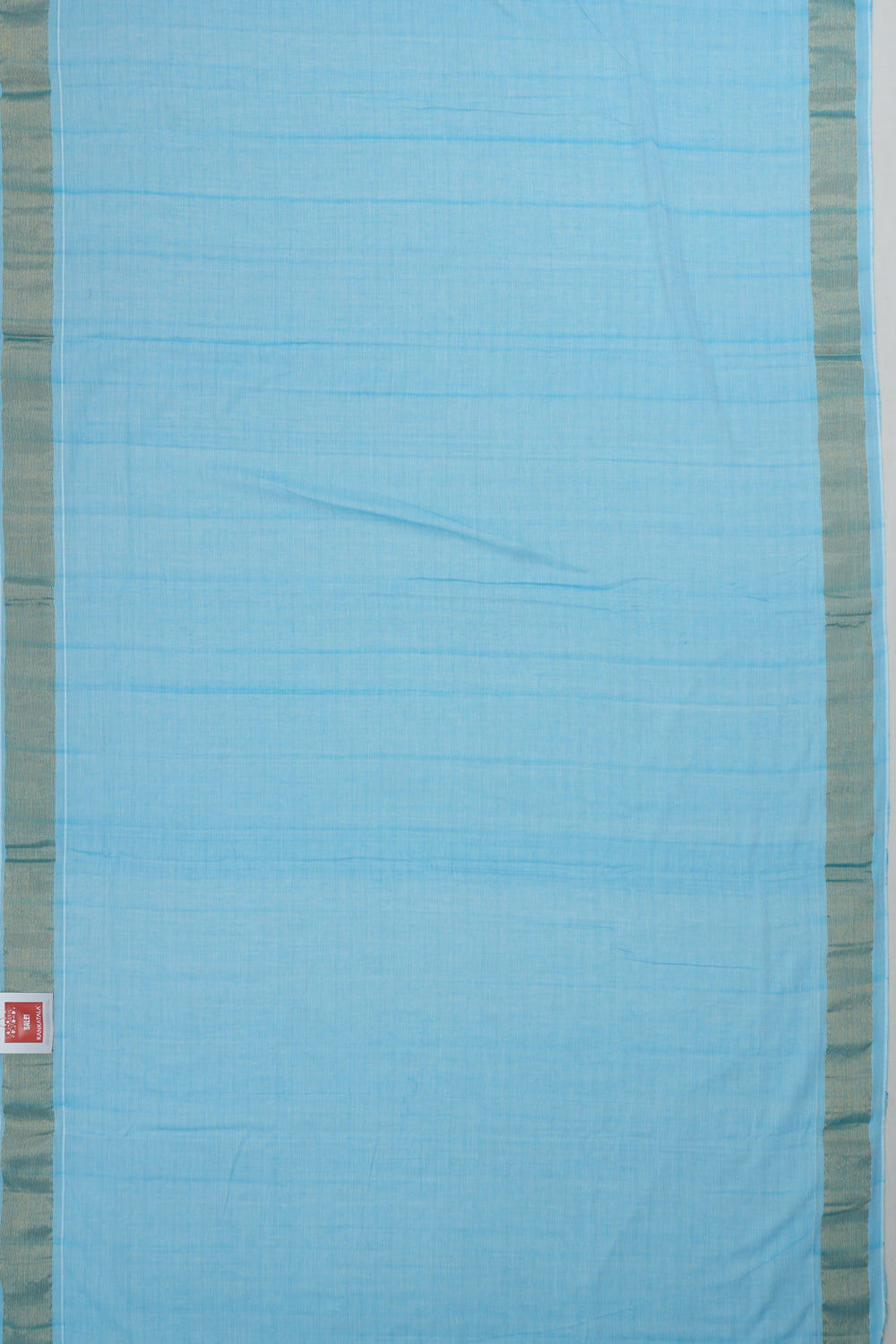 Paithani Cotton Butta Blue Saree