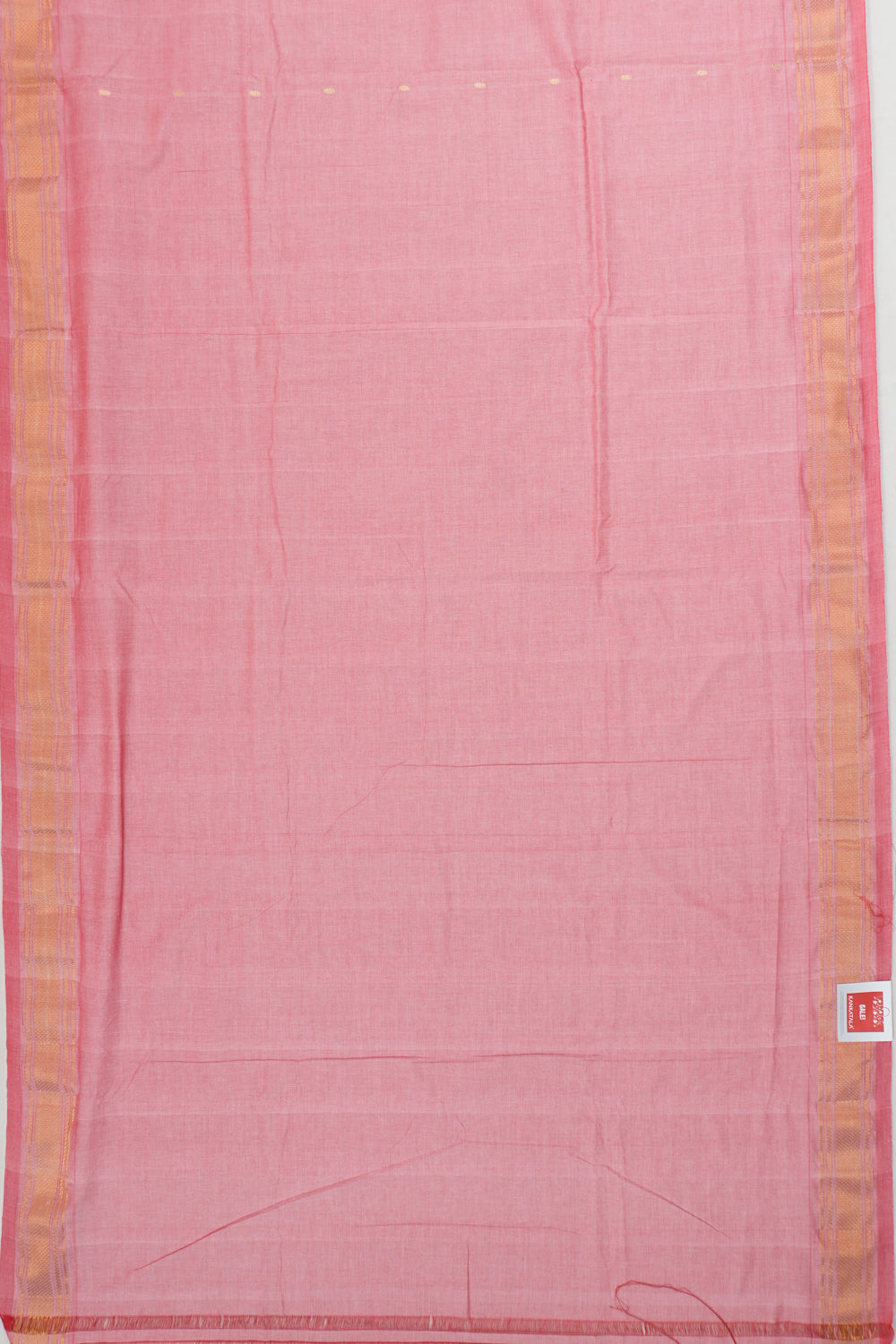 Paithani Cotton Butta Pink Saree