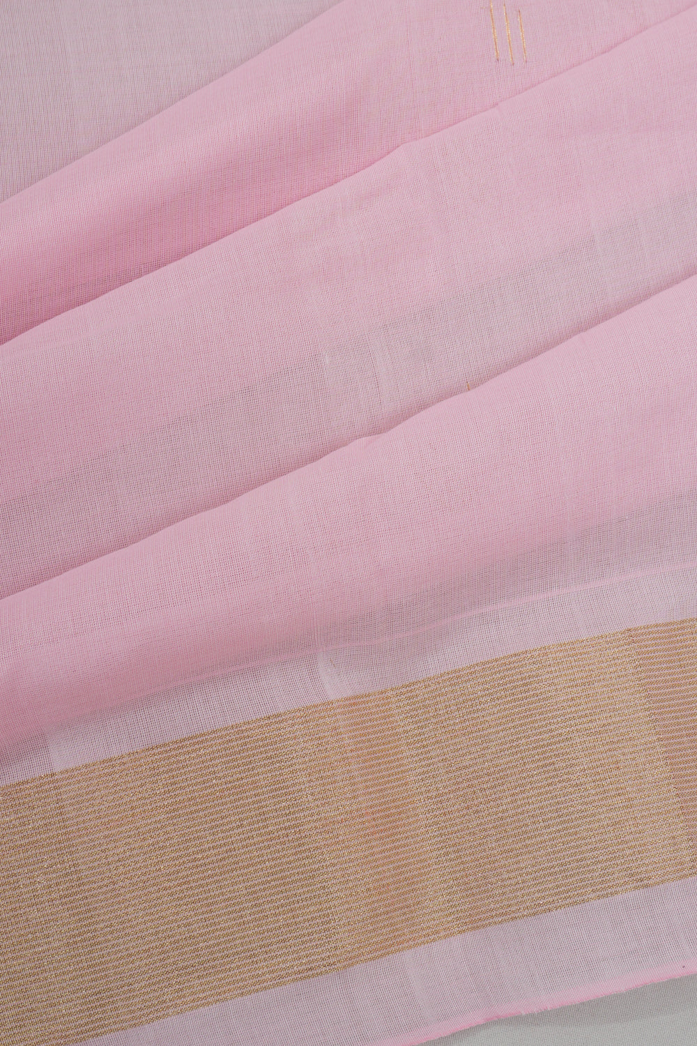 Paithani Cotton Butta Baby Pink Saree