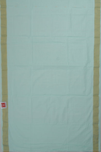 Paithani Cotton Butta Blue Saree