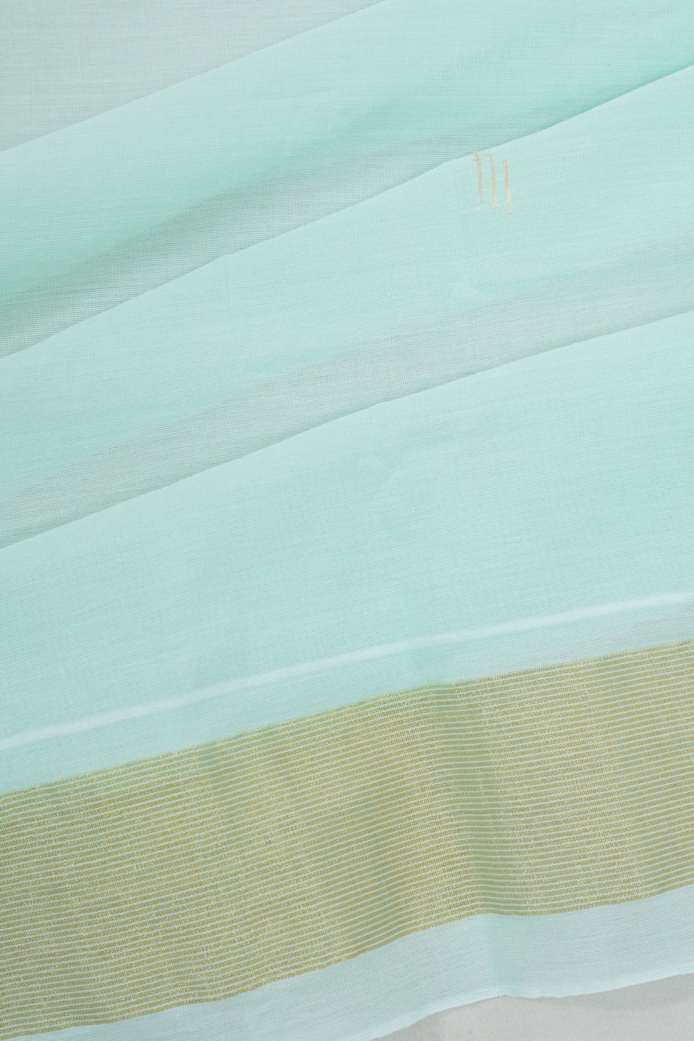 Paithani Cotton Butta Blue Saree