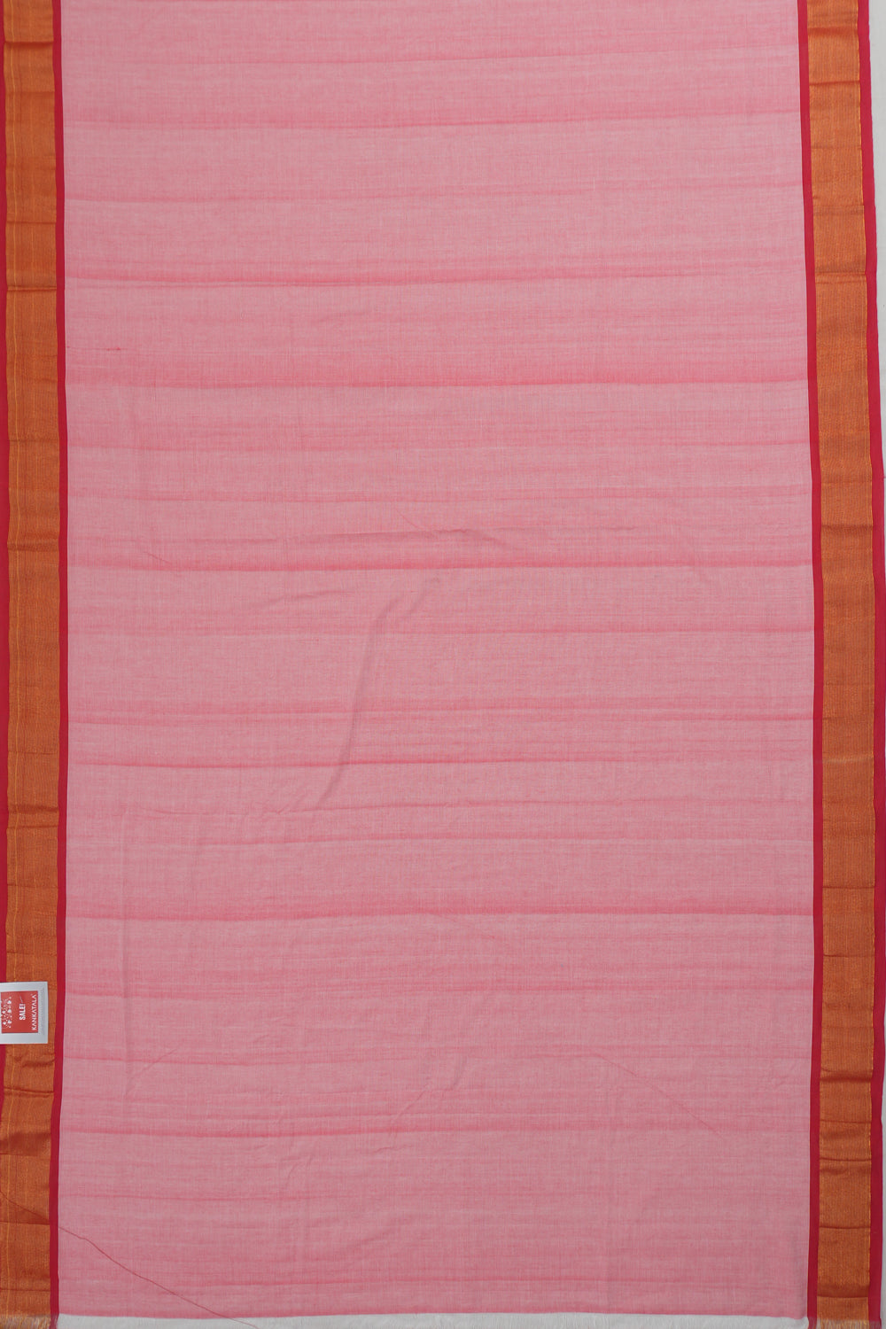 Paithani Cotton Butta Pink Saree