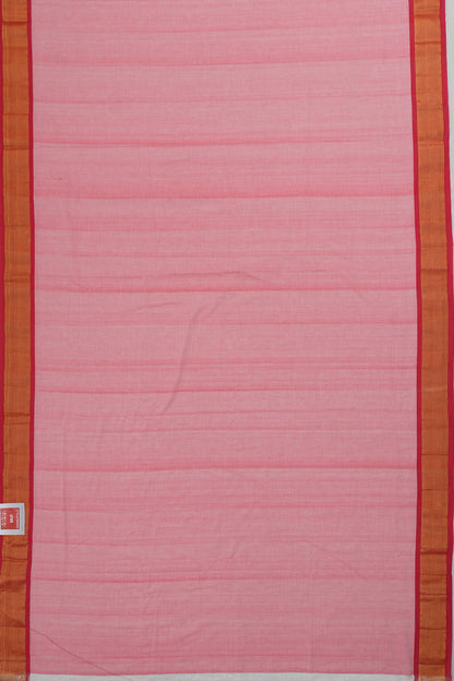 Paithani Cotton Butta Pink Saree
