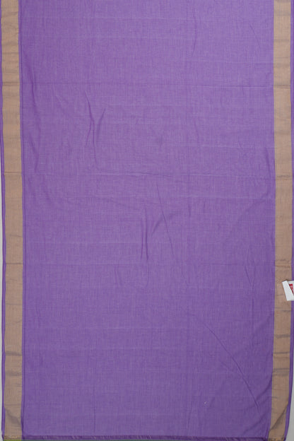 Paithani Cotton Butta Lavender Saree