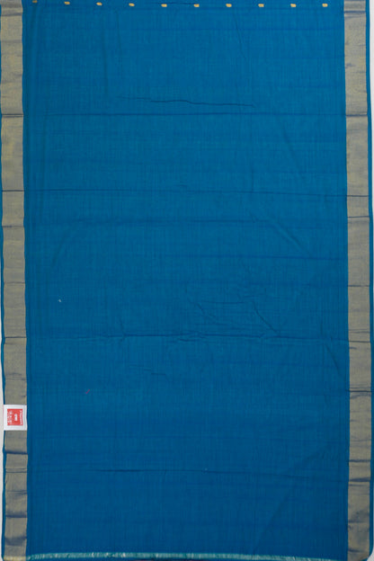 Paithani Cotton Butta Blue Saree